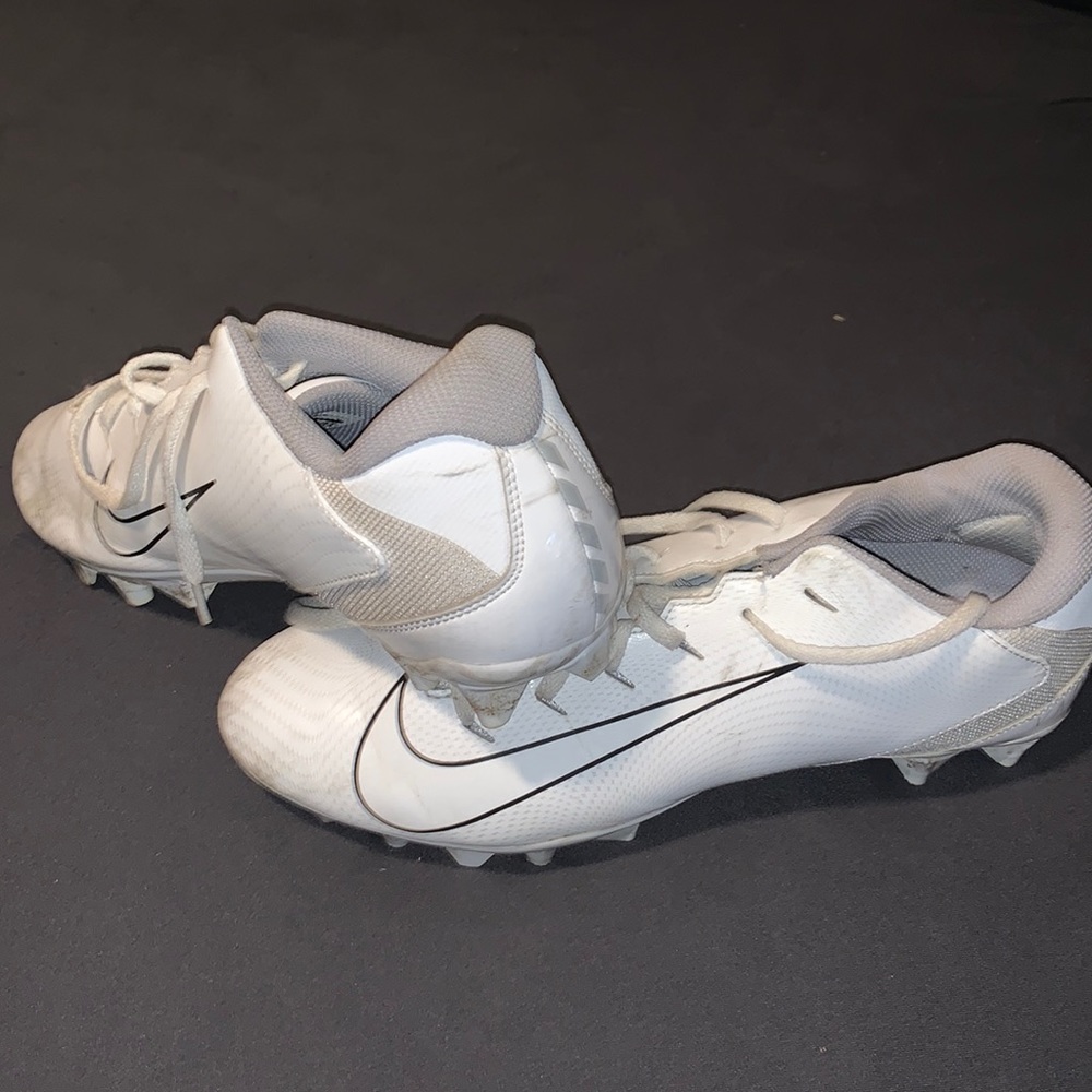 Nike Vapor Football Cleats “White” Size 11.5